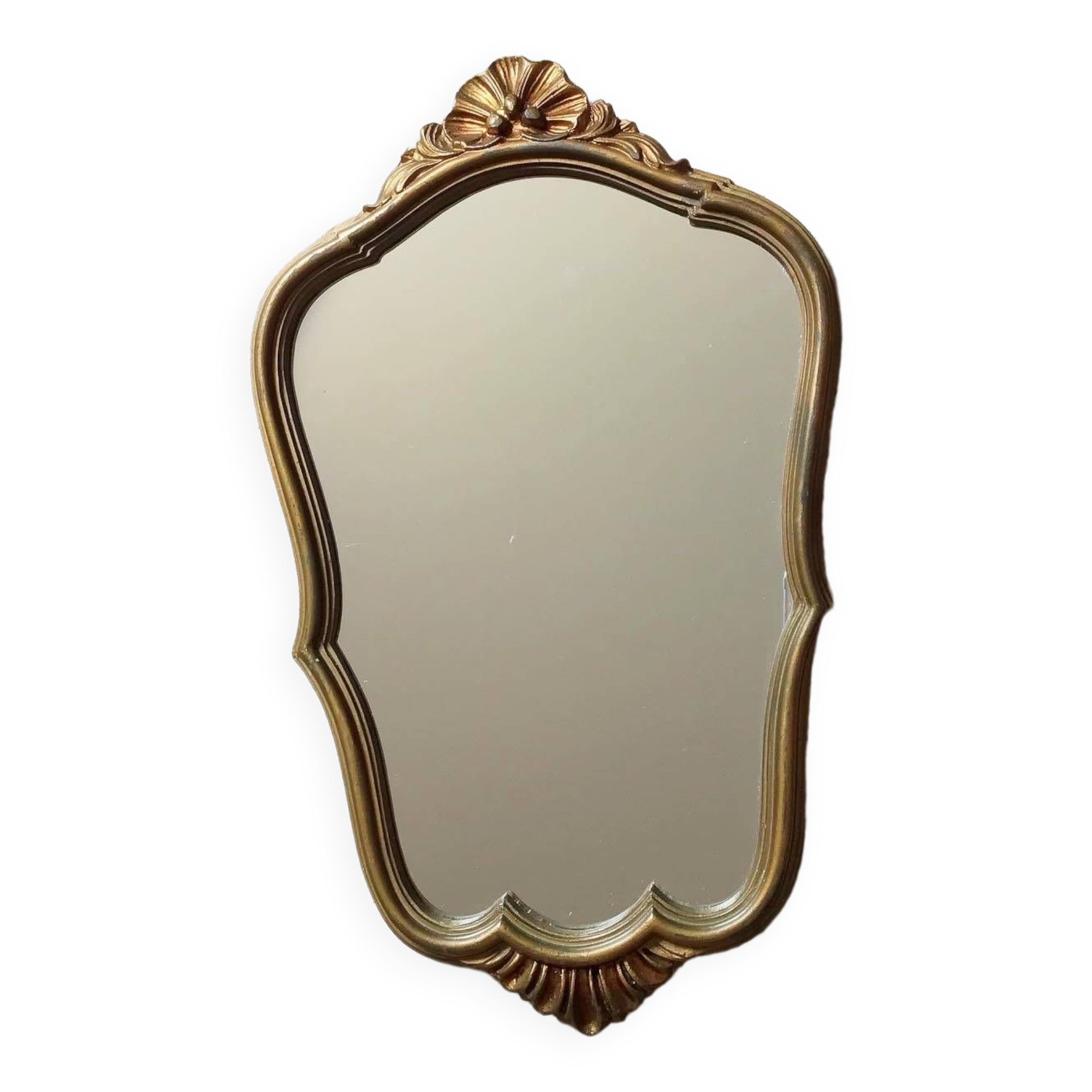 Golden vintage mirror