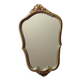 Golden vintage mirror