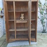Art Deco oak wardrobe