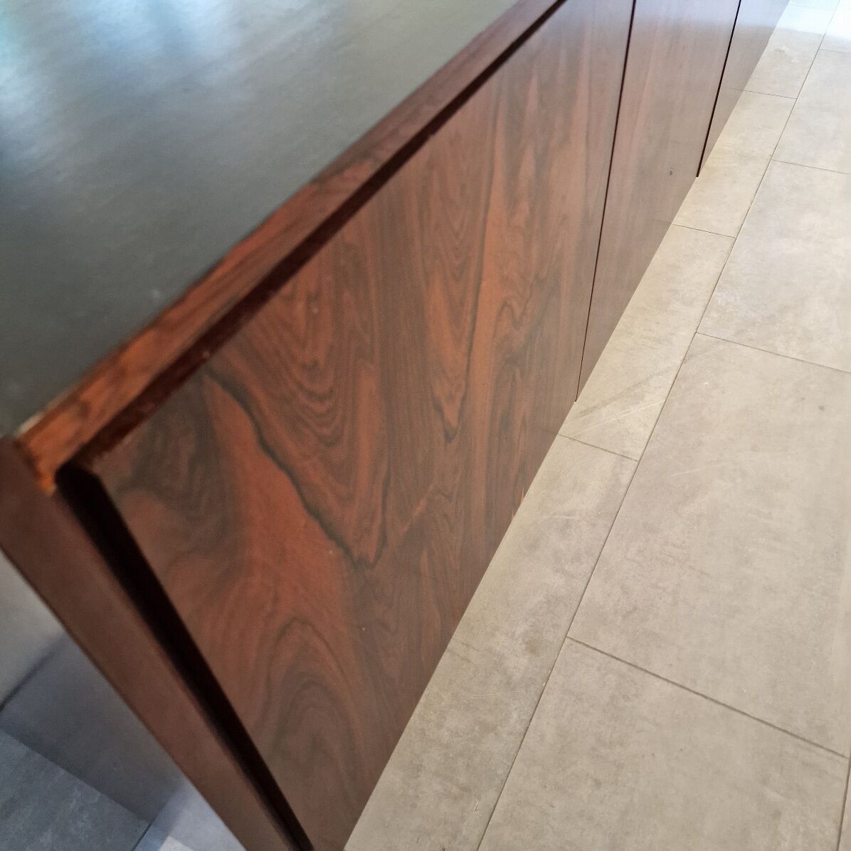 Scandinavian row in rosewood from Rio circa 1960