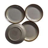 Suite of four flat plates in Gres