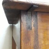Table d’office L140,5xP80cm XIX° 2 tiroirs