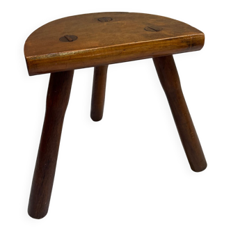 Tabouret tripode bois