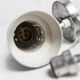 Pair of modernist wall lights in aluminum 1970