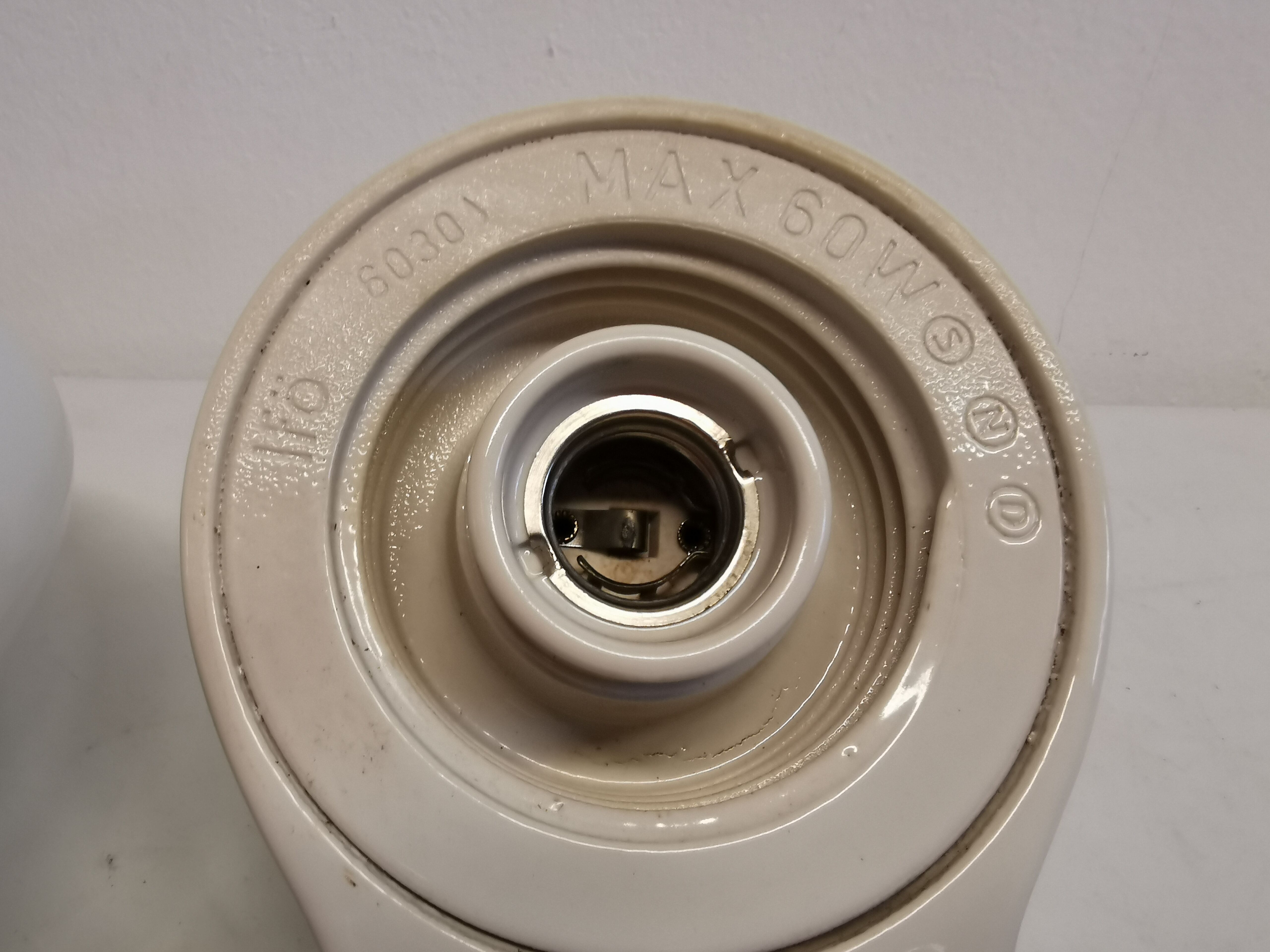Sigvard Bernadotte, IFÖ Electric, wall bathroom lamp, Swedish design from the 1960-70s