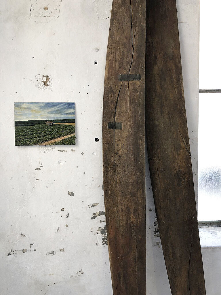 Oil painting "vines"