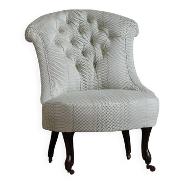 Chaise de chambre française victorienne
