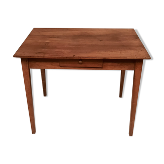 Cherry tree writing table a drawer