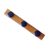 Patere vintage bleue
