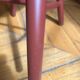 Wooden chair, FDB Mobler J46 burgundy