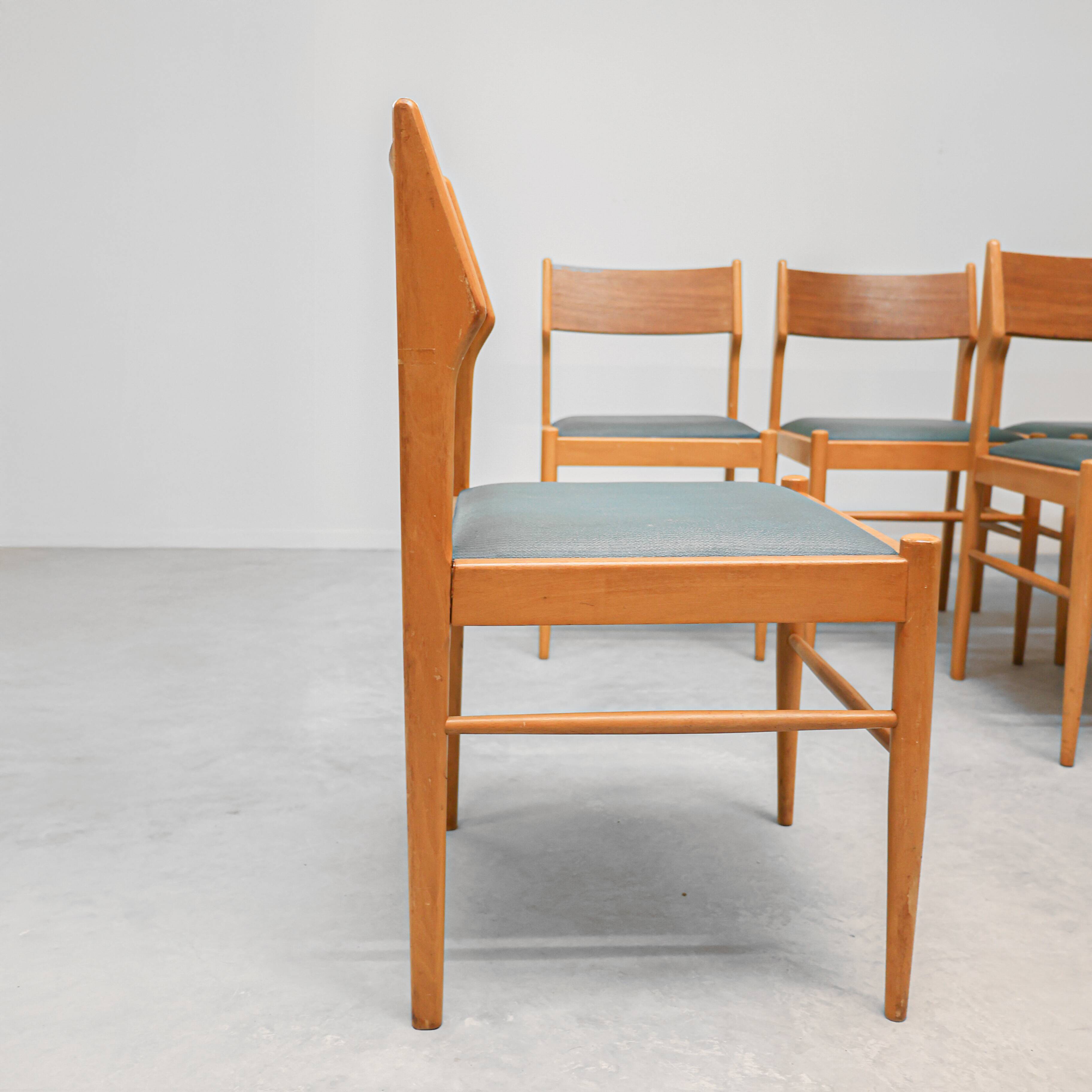 Vintage Scandinavian Dining Chairs, 1970s.
