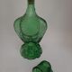 Bouteille en verre vert forme aigle style empoli