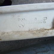 Bathroom shelf white porcelain sink shelf