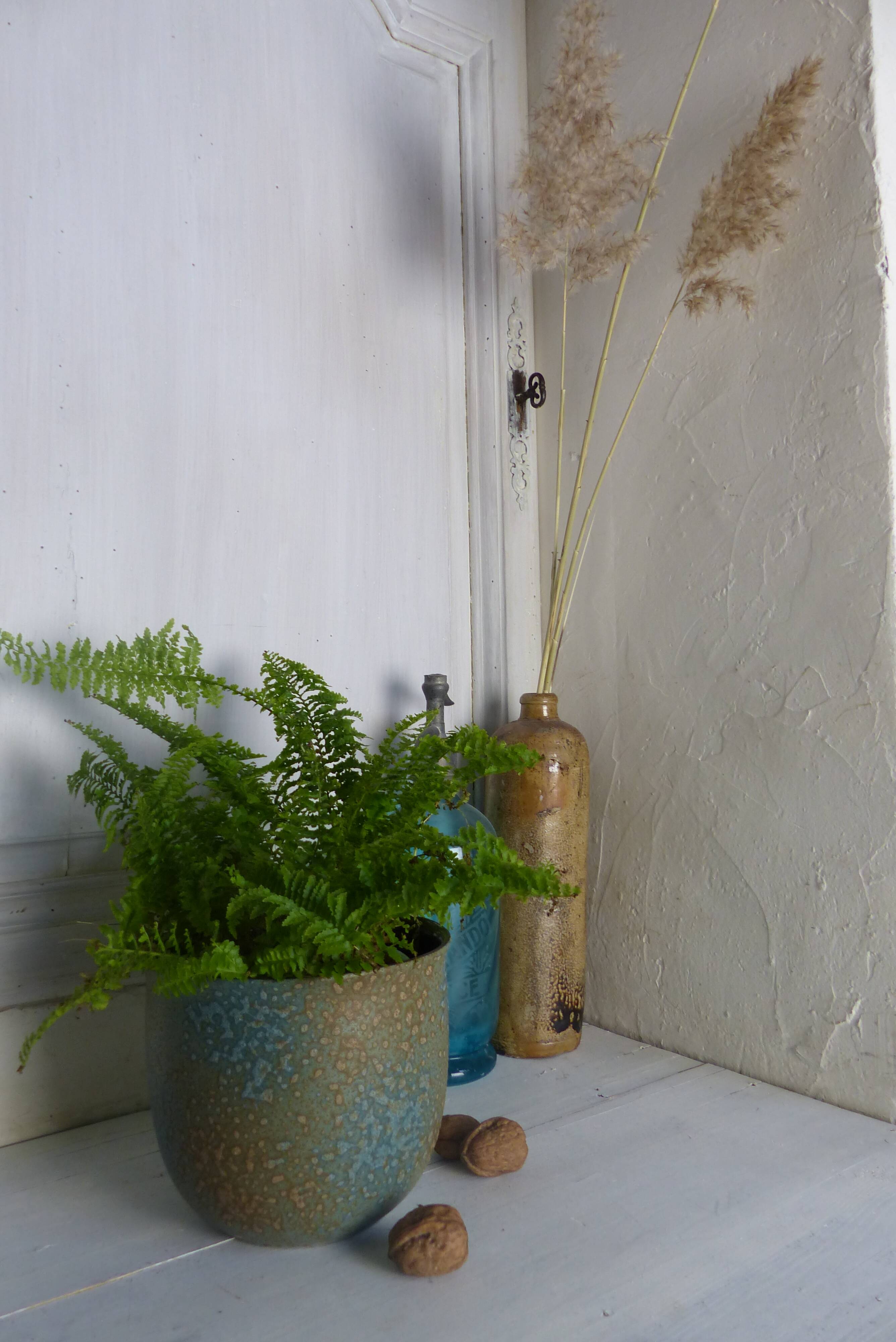 West Germany vintage ceramic pot cover