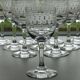 Portieux Meisenthal set of 10 crystal wine glasses