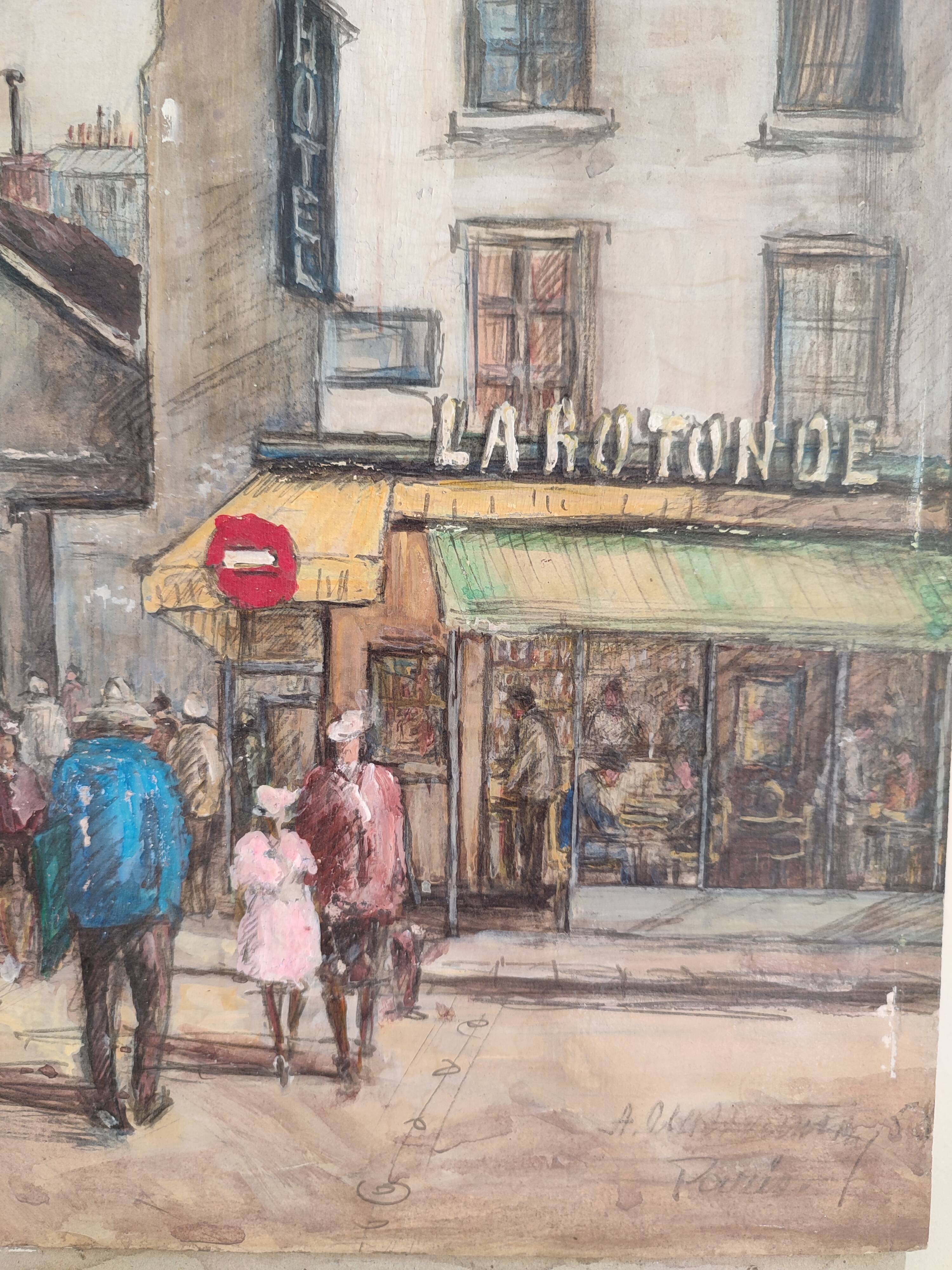 View of Paris in painting