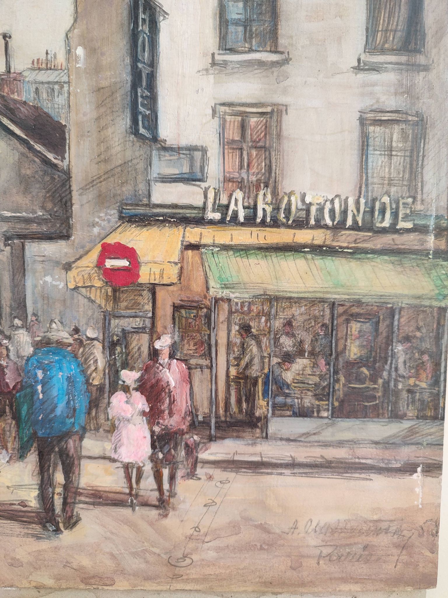 Vue de Paris en peinture
