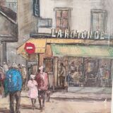 View of Paris in painting