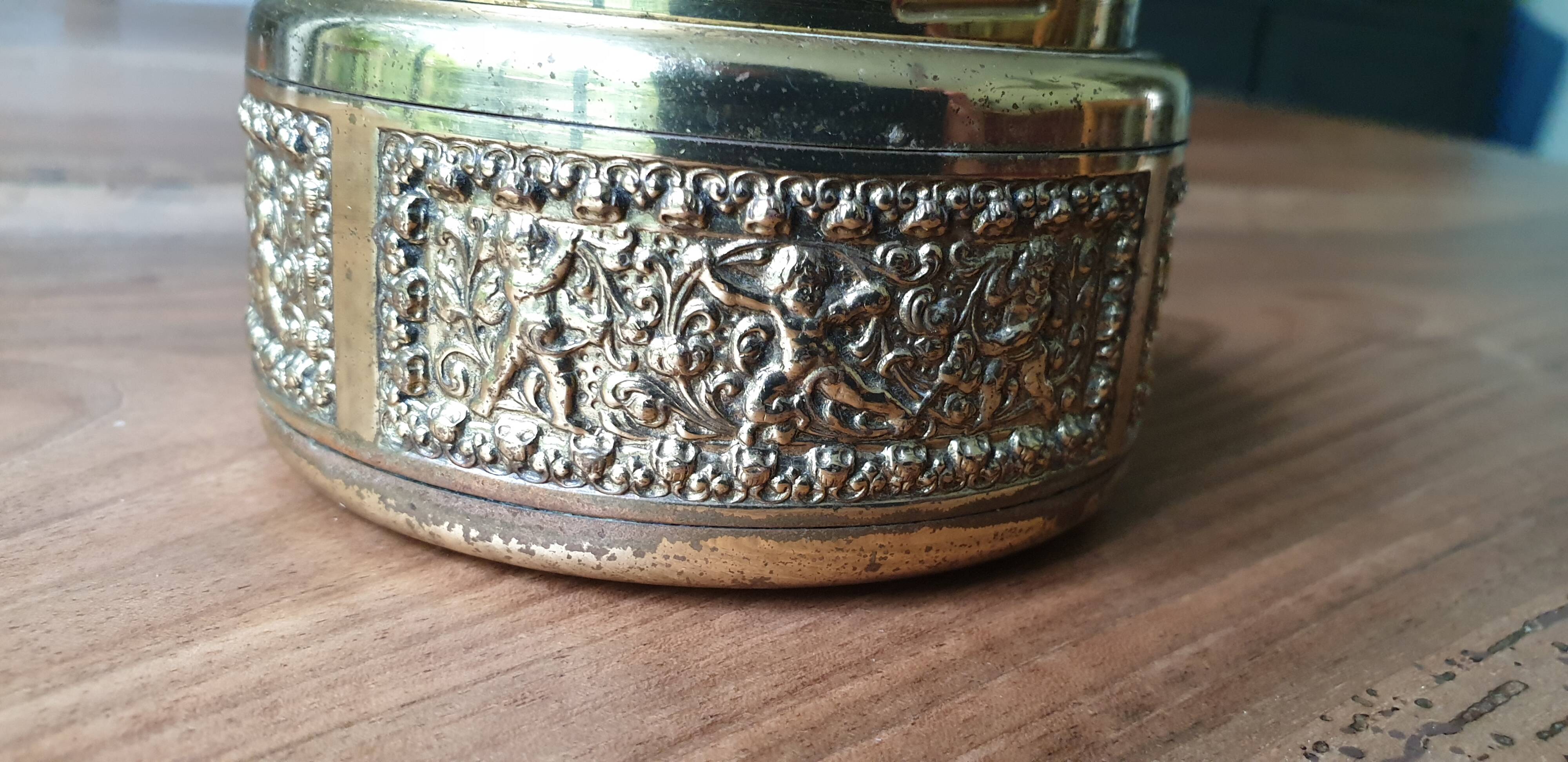 Ehrard Schleuderascher brass wheeled ashtray 1960s