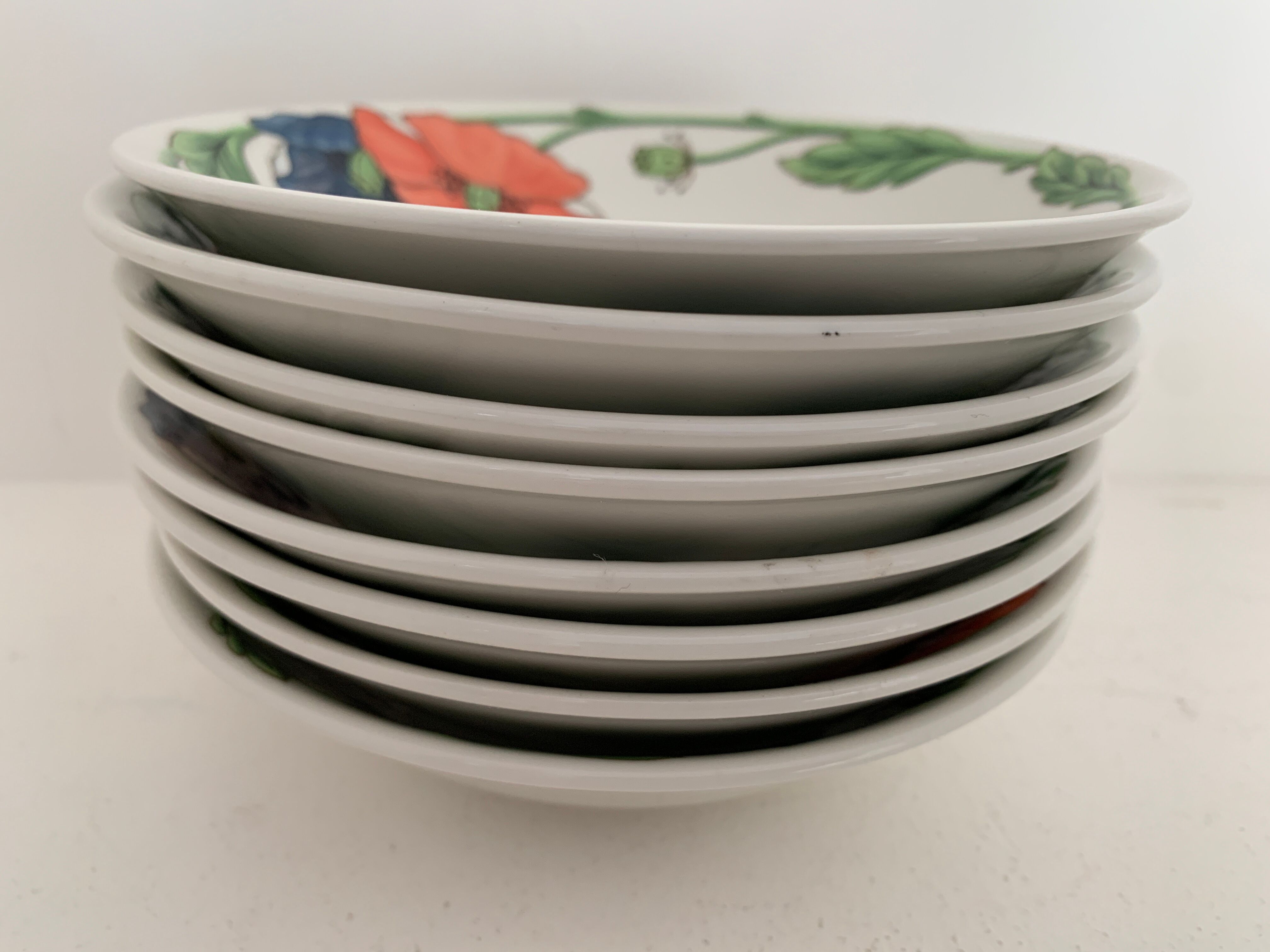 8 cups or ramekins Villeroy and Boch, contemporary Amapola model