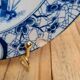 Antique hollow plate Creil and Montereau Japan / Monet blue