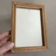Petit miroir mural en bois 15x20cm