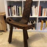 Brutalist tripod chair