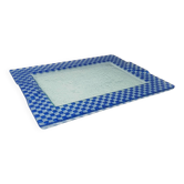 Plateau italien étonnant des années 1970 par Albatros en verre de Murano.