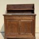 Grand buffet, meuble de toilette ancienne à dessus de marbre XIXe