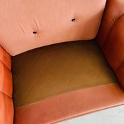 Vintage Danish mid-century Svend Skipper leather club chairs 1970s