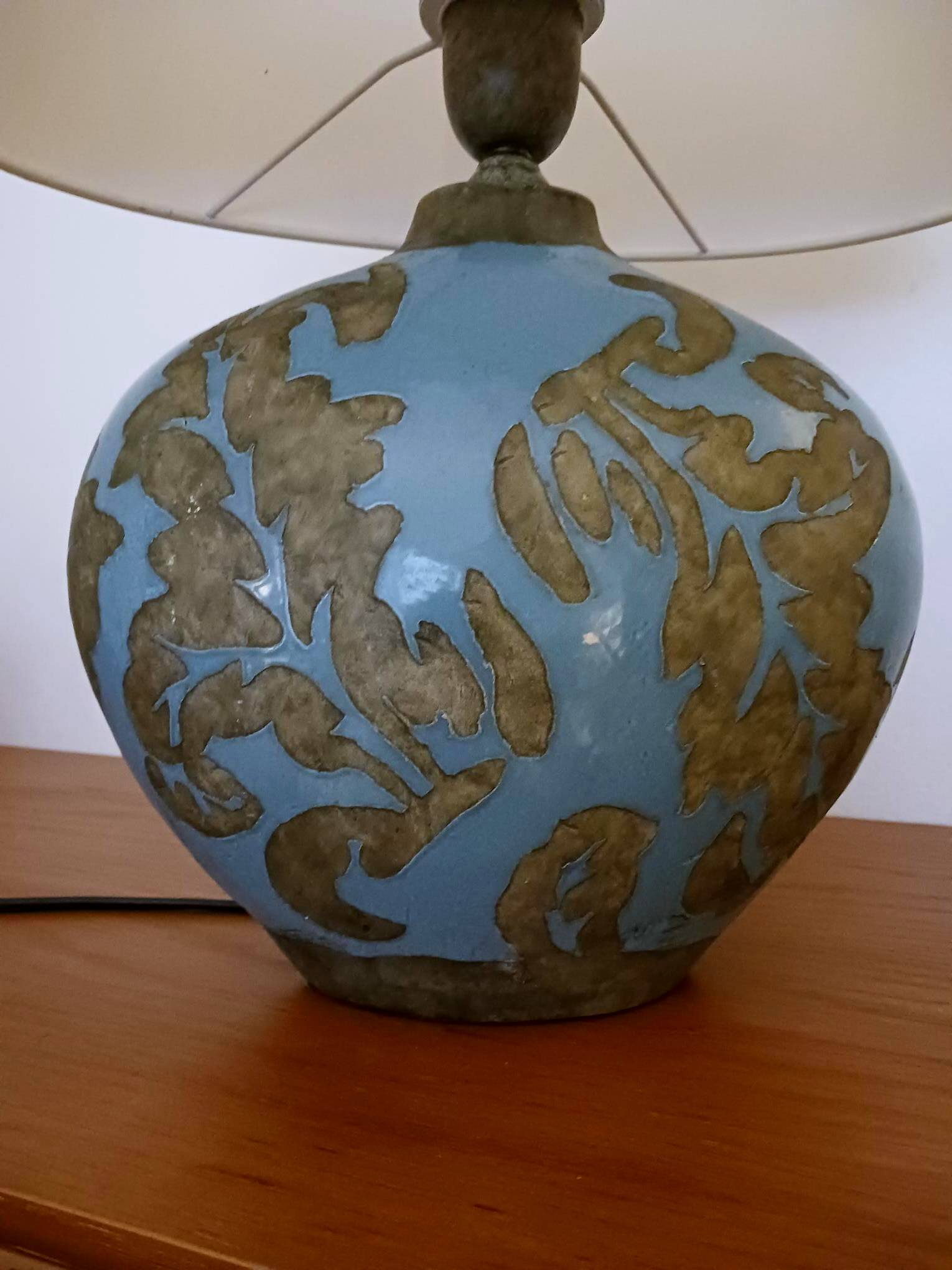 Lampe à poser ovale, Marque Holländer
