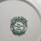 Plat rond de service terre de fer creux