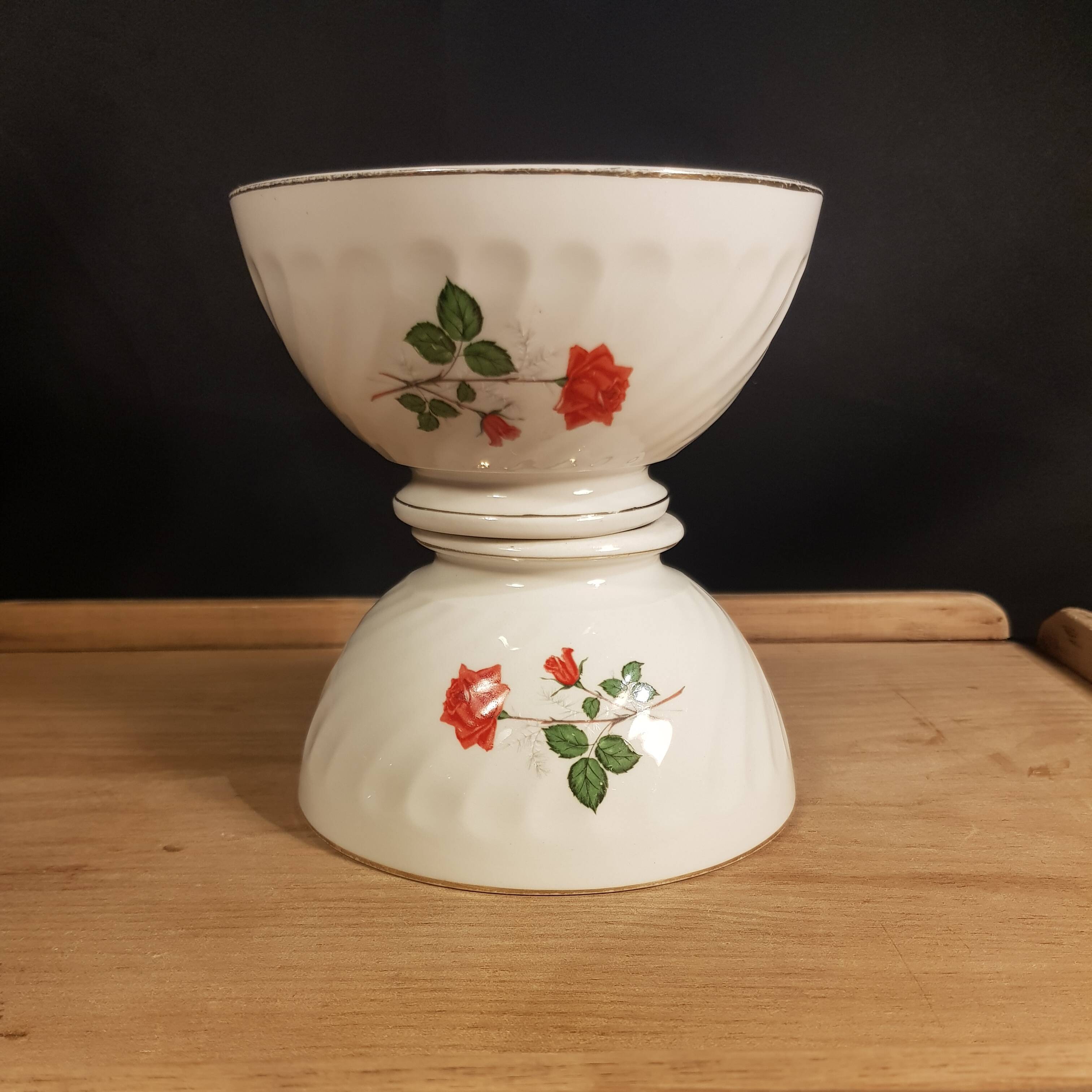 2 Digoin Sarreguemines bowls