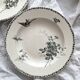 2 “French” ironstone soup plates from Choisy le Roi