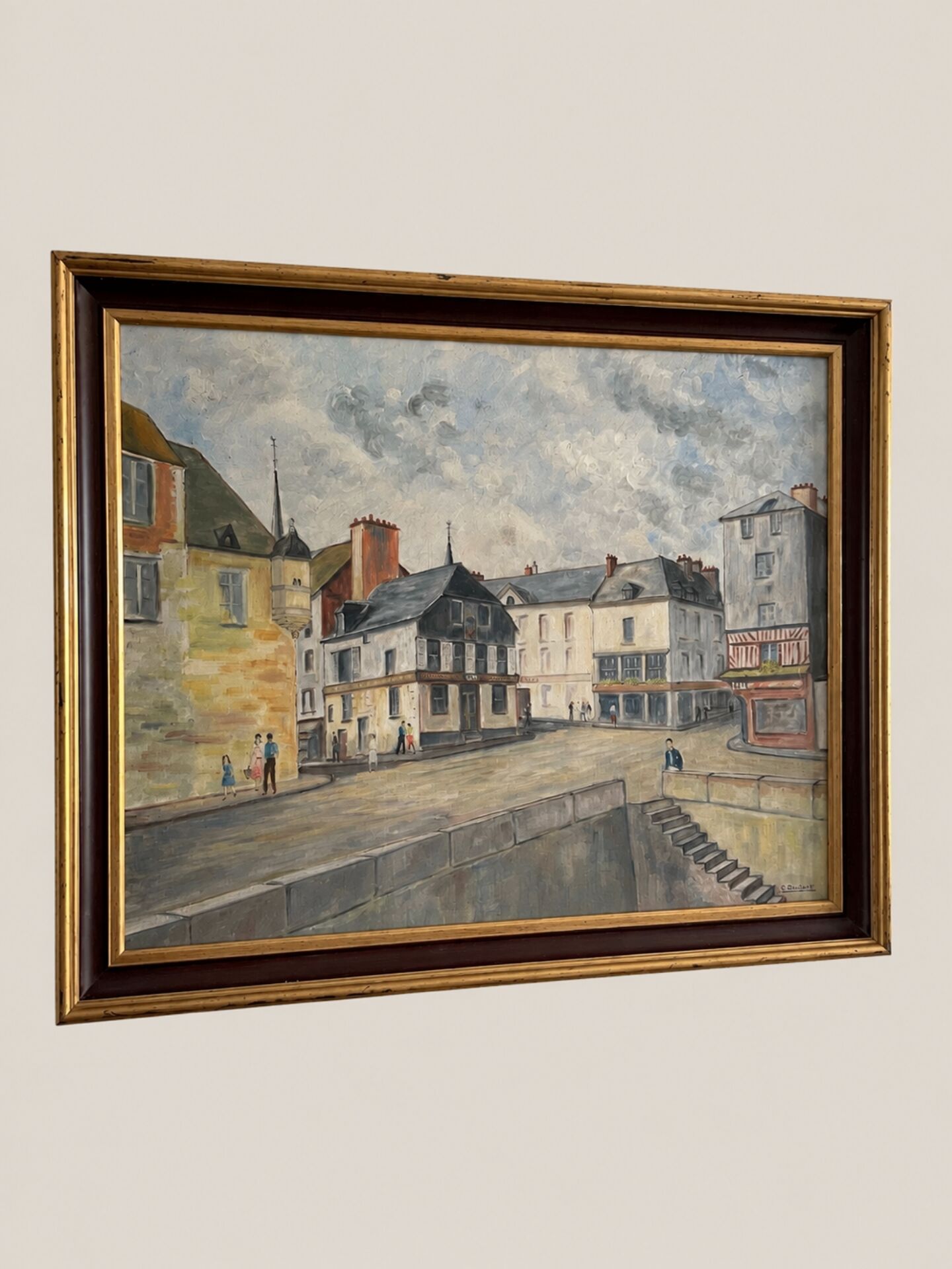 Vue du port de Honfleur – M. Delarue XXeme