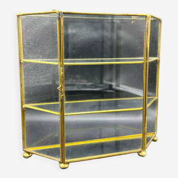 Brass display case