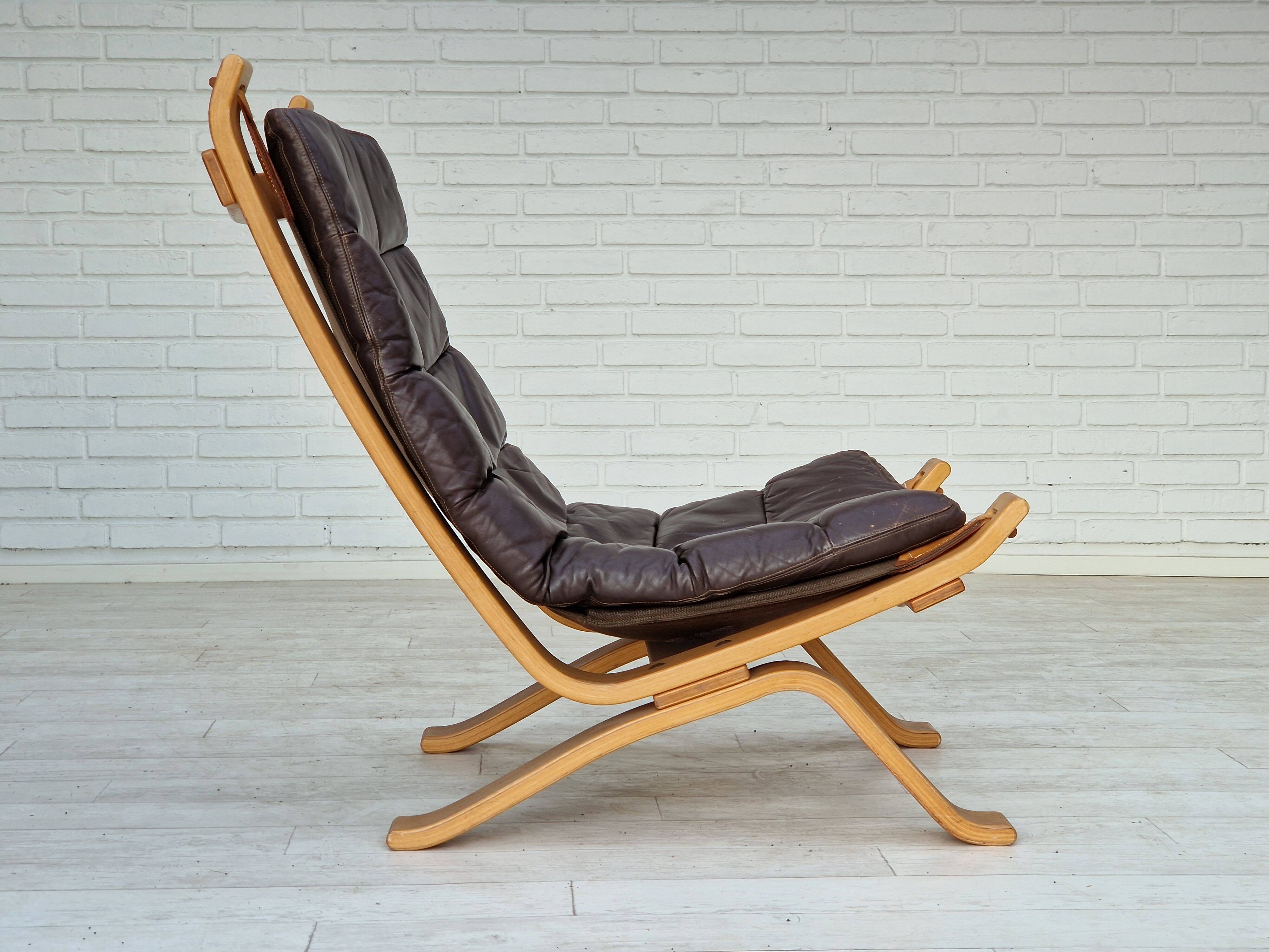 Fauteuil danois par Brammin Møbler années 70