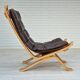 Fauteuil danois par Brammin Møbler années 70