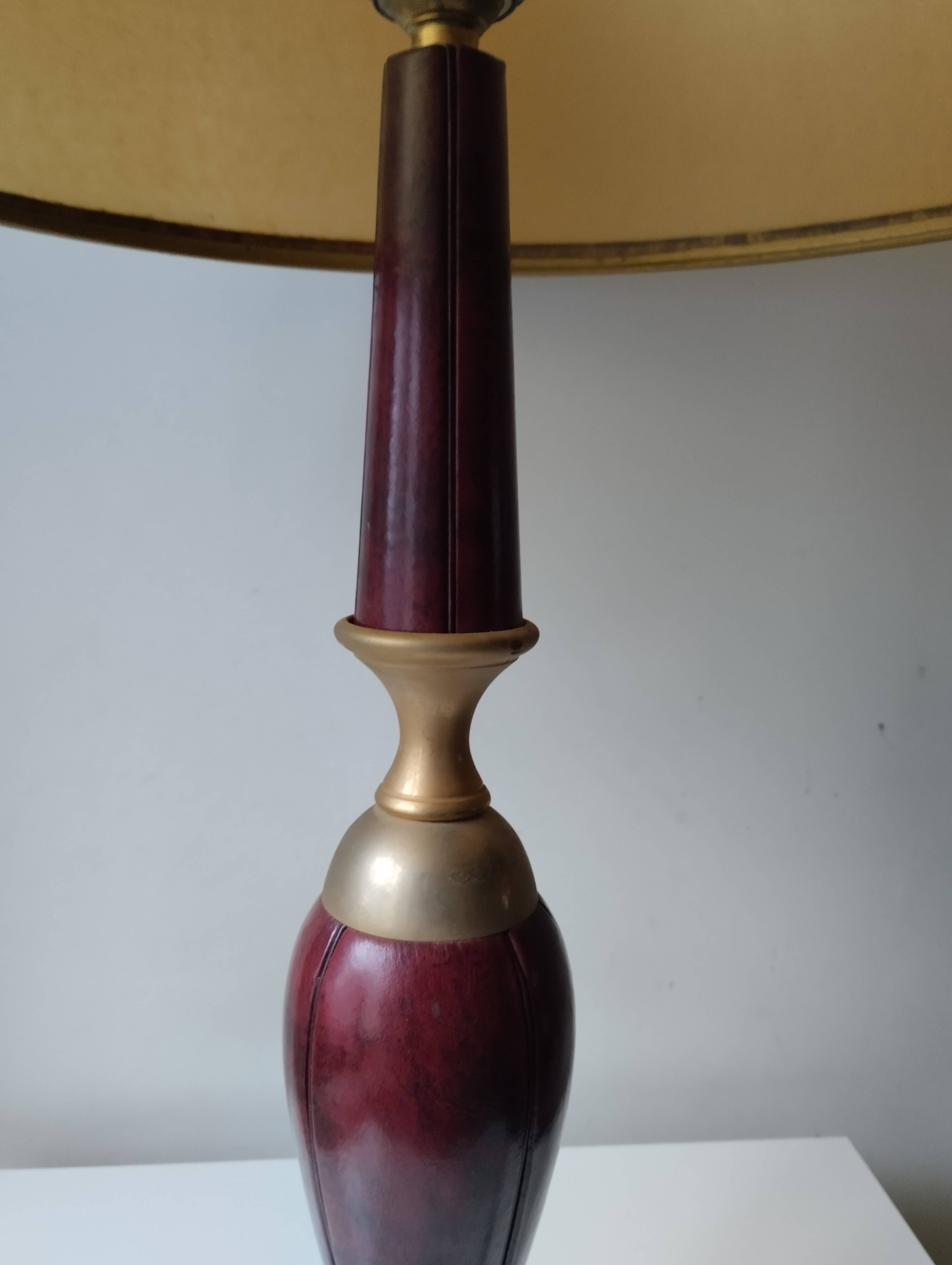 leather tanner lamp 1960