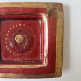 Enameled ceramic pocket emptier attributed to Georges Pelletier, France 1970