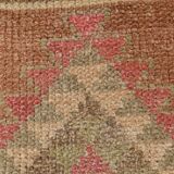 Brown Pink Classic Persian Runner Rug, 83x308Cm