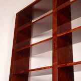 Parchment bookcase by Aldo Tura for Tura Milano 1960