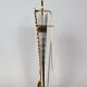 Fireplace peacock tail effect vintage, brass