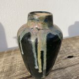 Art Deco stoneware vase signed Jean Pointu, 1920 Saint Amand en Puisaye