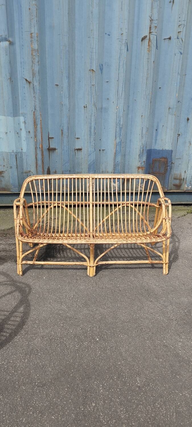 Rattan garden furniture from the 70s
