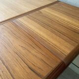 Table scandinave en teck par johannes andersen à rallonges papillon des années 60