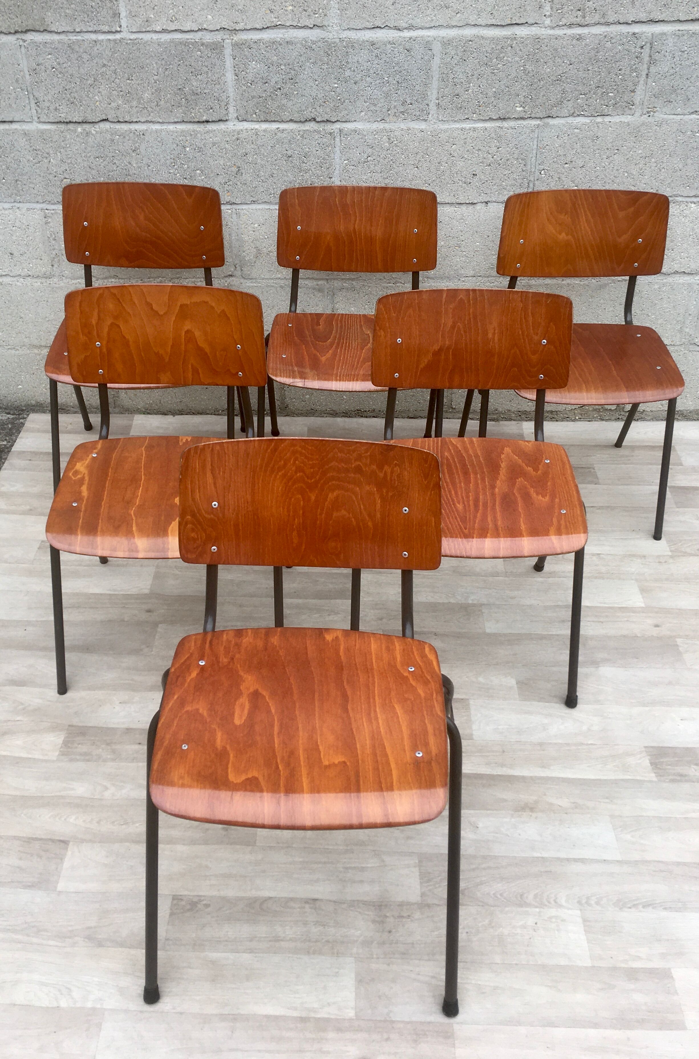 Set of 6 vintage Marko chairs