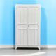 Antique Parisian panelled wardrobe from 1940.