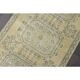 1970s Turkish Oushak Handmade Wool Cotton Orange Runner Rug 93x332
