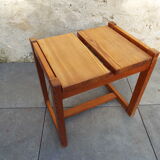 Solid pine stool